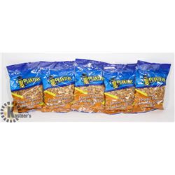 5 BAGS OF PLANTERS HONEY ROASTED PEANUTS
