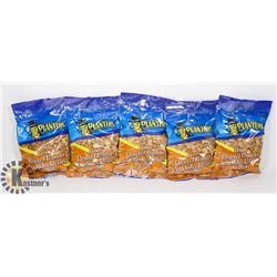 5 BAGS OF PLANTERS HONEY ROASTED PEANUTS