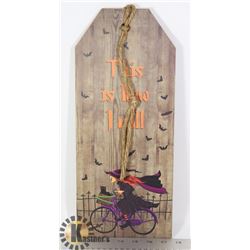THIS IS HOW I ROLL WITCH PLAQUE