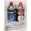 Image 1 : LOT OF 2 CAMPING BUTANE GAS