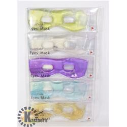 LOT OF 5 NEW HOT/COLD EYE MASKS