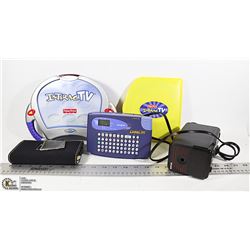 BOX OF FISHER PRICE INTERACT TV SYSTEM, BOSTON