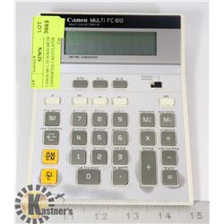 CANON MULTI FC810 METRIC CONVERTER CALCULATOR