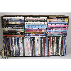 FLAT OF OVER 60 DVD MOVIES