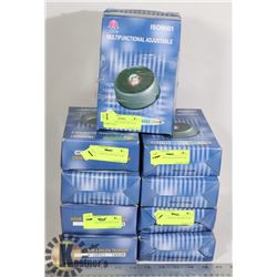 LOT OF 10 CRYSTAL ROTARY SLIDE SHOW DECORATIONS