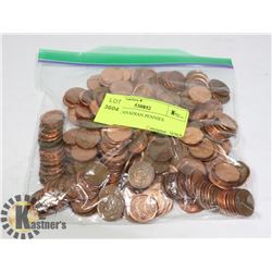 LOT OF CANADIAN PENNIES