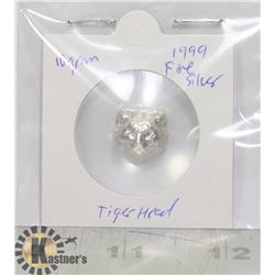 10 GRAM .999 FINE SILVER TIGER HEAD BAR