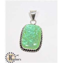 #128-AUSTRALIAN TRIPLET OPAL PENDANT