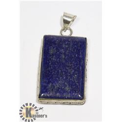 #120-BLUE LAPIZ LAZULI PENDANT