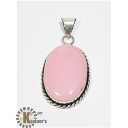 #112-ROSE QUARTZ PENDANT