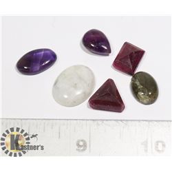 #148-REBY/MOONSTONE/AMETHYST/ LABRADORITE
