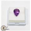 Image 1 : #96-PURPLE AMETHYST GEMSTONE PEAR SHAPE 4.5ct