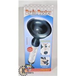 NEW DRAIN BUSTER POWERFUL MULTI-DRAIN PLUNGER
