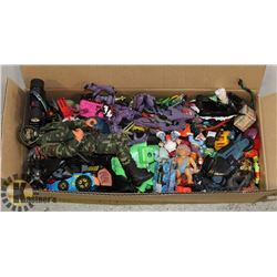 LOT OF ACTION FIGURES, VEHICLES, AND ACCESSORIES