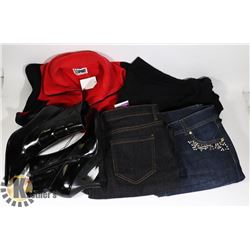 BOX OF ASSORTED WOMEN ITEMS  INCLUDES