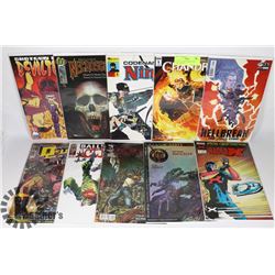 LOT OF 10 #1 & PREMIERE ISSUE COMIC BOOKS