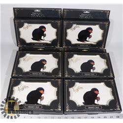 LOT OF 6 NEW HARRY POTTER NIFLER CERAMIC TRAYS