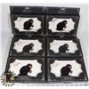 Image 1 : LOT OF 6 NEW HARRY POTTER NIFLER CERAMIC TRAYS