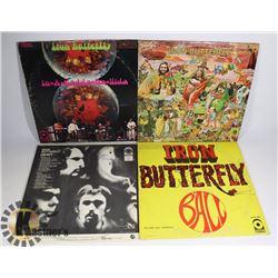 VINYL RECORDS - 4 IRON BUTTERFLY LPS