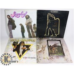VINYL RECORDS -LED ZEPPELIN, T-REX, ALICE COOPER &