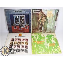 VINYL RECORDS - (3) JETHRO TULL & JEFF BECK LPS