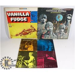 VINYL RECORDS - 3 VANILLA FUDGE LPS
