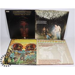 VINYL RECORDS - 4 STEPPENWOLF LPS