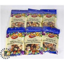 6 BAGS OF TRAVELERS TRAIL MIX