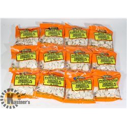 12 BAGS OF PLANTERS IN SHELL PUMPKIN SEEDS