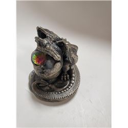PEWTER "THE DRAGON OF DESTINY" FIGURE FROM MYTH