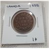 Image 1 : 1888 CANADIAN ONE CENT COIN.