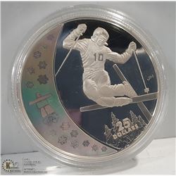 VANCOUVER OLYMPIC .999 SILVER TROY OZ SKIER