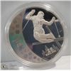 Image 1 : VANCOUVER OLYMPIC .999 SILVER TROY OZ SKIER