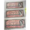 Image 1 : SHEET OF 1954 TWO DOLLAR BILLS.