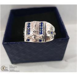 925 STERLING MENS CRUCIXION RING SIZE 11