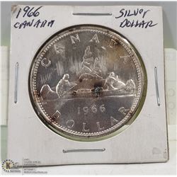 CANADA 1966 SILVER ONE DOLLAR COIN