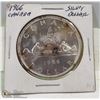 Image 1 : CANADA 1966 SILVER ONE DOLLAR COIN