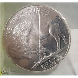 USD 1 TROY OUNCE .999 SILVER BUFFALO