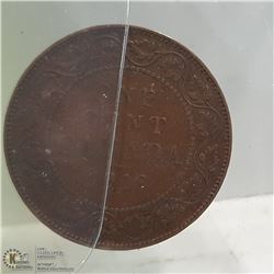 CAD 1918 LARGE PENNY