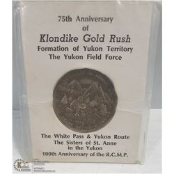 75TH ANNIVERSARY KLONDIKE GOLD RUSH COIN