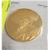 Image 1 : SILVER COIN GOLD PLATED 29.7 GRAMS COIN