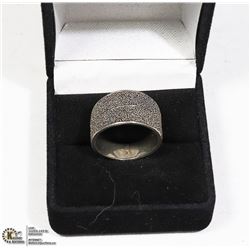.925 SILVER SOLID BAND RING - SIZE 6