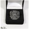 Image 1 : NEW MEN'S STEEL RING WITH MULTIPLE SKULL