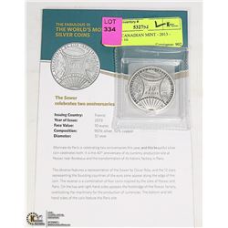 ROYAL CANADIAN MINT - 2013 - FRANCE 10