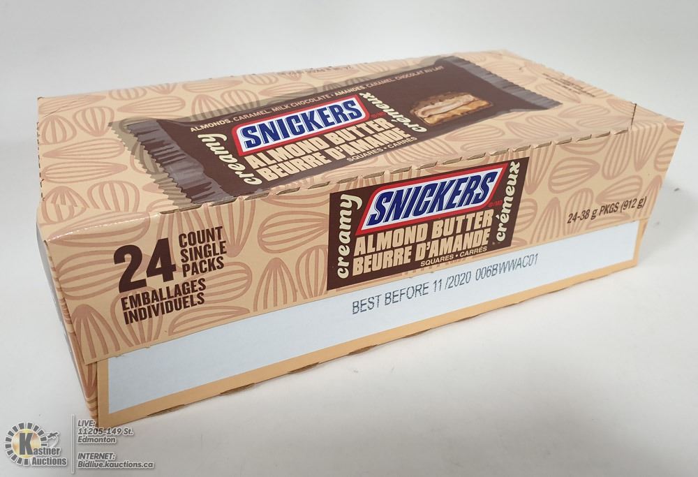 Case Snickers CASE WITH 24 X 38G SNICKERS CREAMY ALMOND BUTTER
