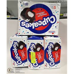 5 BOXES WITH 6, 80G HOSTESS CHOCOLATE CUPCAKES