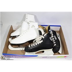 DAOUST ICE SKATES SIZE 10 1/2 & BAUER ICE SKATES