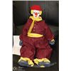 Image 1 : 30" TALL PORCELAIN FACE CLOWN