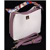 Image 1 : NEW BLUSH MAUVE & CREAM LADIES PURSE W/ REMOVABLE