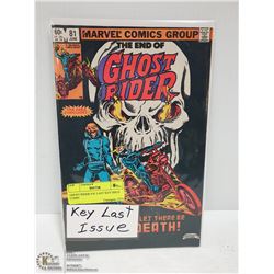 GHOST RIDER # 81 LAST KEY ISSUE COMIC